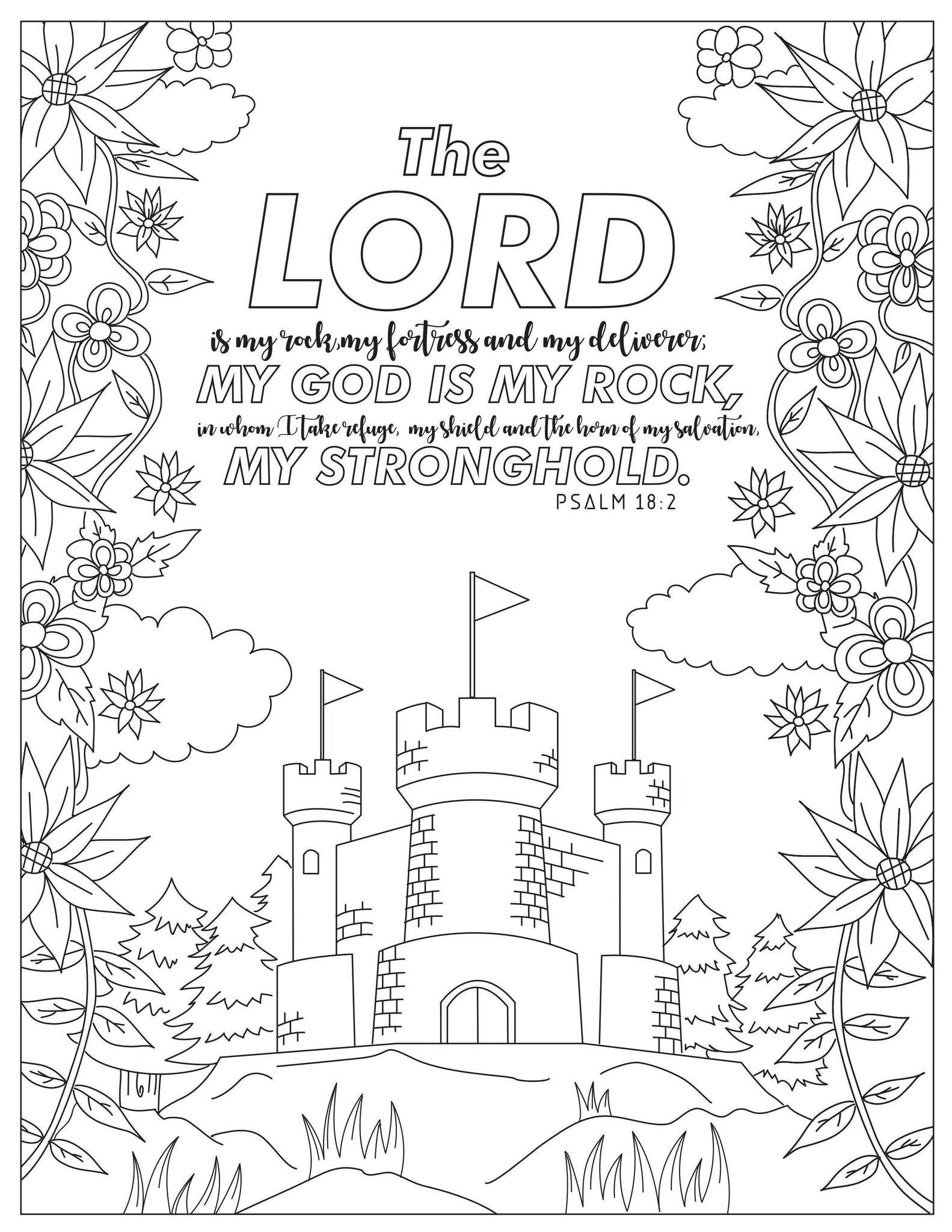 Download Book Of Psalms 37 Page Bible Coloring Book Download Only The Sunday School Store