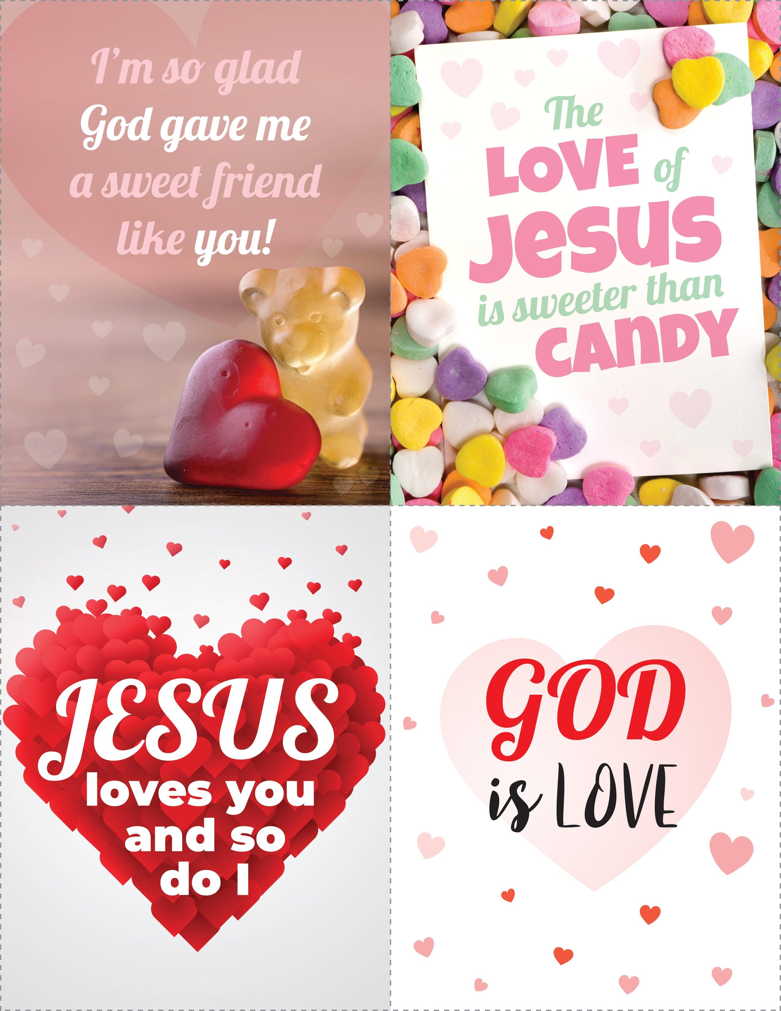 Christian Valentine's For Kids PDF Printable Sunday School Store