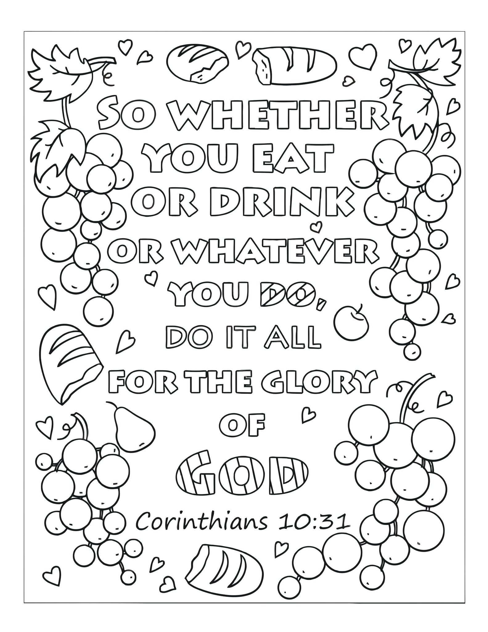 Download Bible Memory Verse Coloring Book 31 Pages Download Only The Sunday School Store