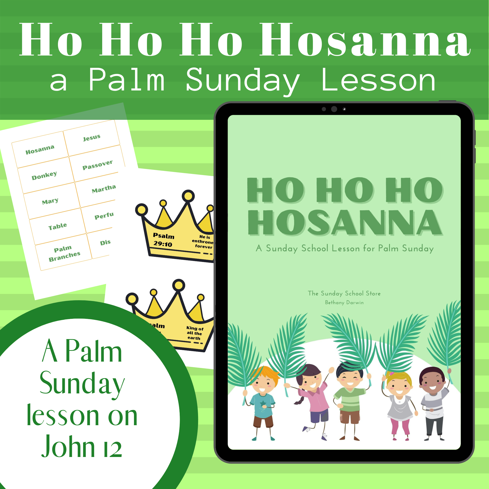 Image of Ho Ho Hosanna: Palm Sunday Lesson