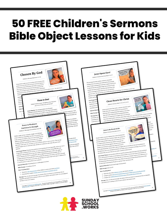 Sunday School Crafts (Luke 13:10-17) Jesus Heals on the Sabbath -  Ministry-To-Children Bible Crafts for Children's Ministry, Luke