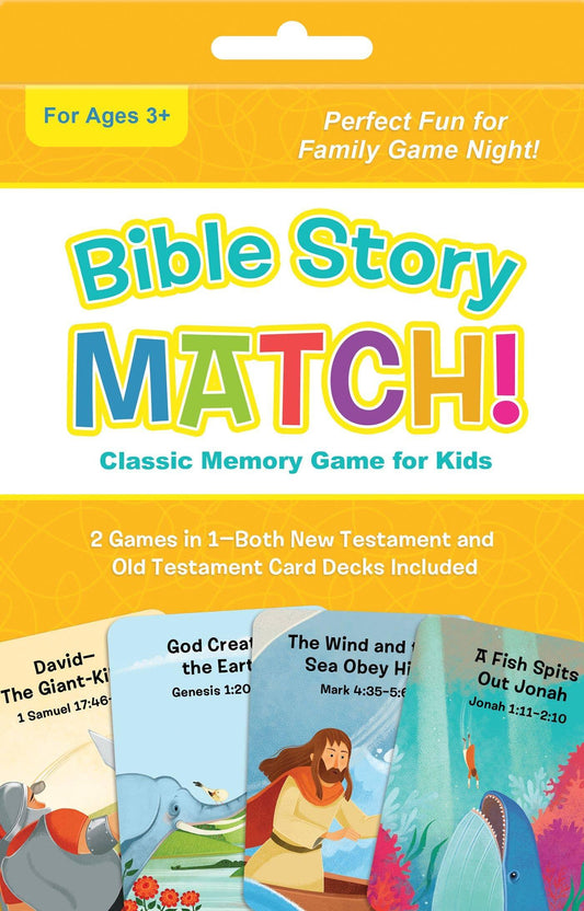 Bible Story Match Flash Card Game (printed) - Sunday School Store 