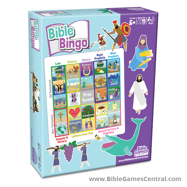 Image of Bible Bingo Board Game for Kids (printed)