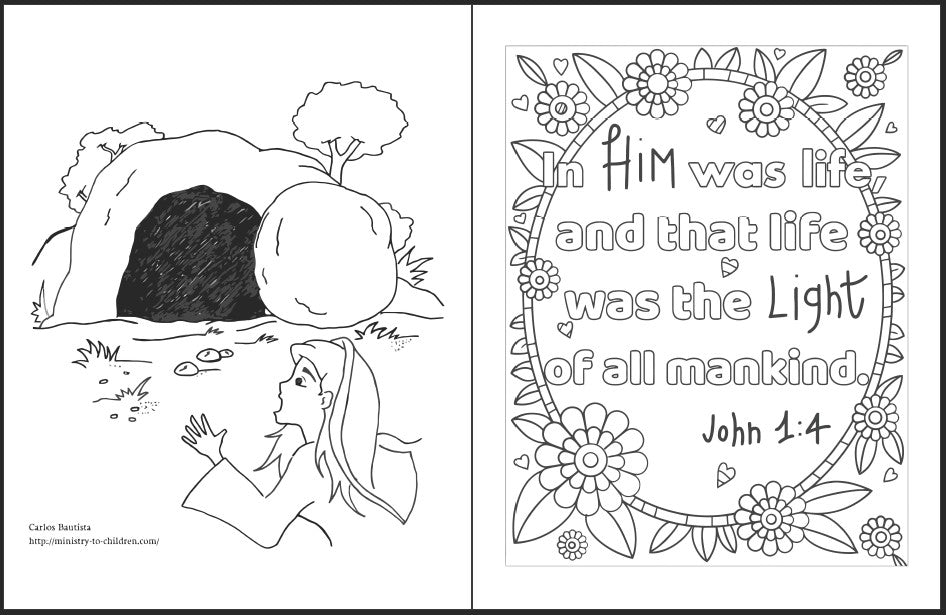 regligous printable coloring pages