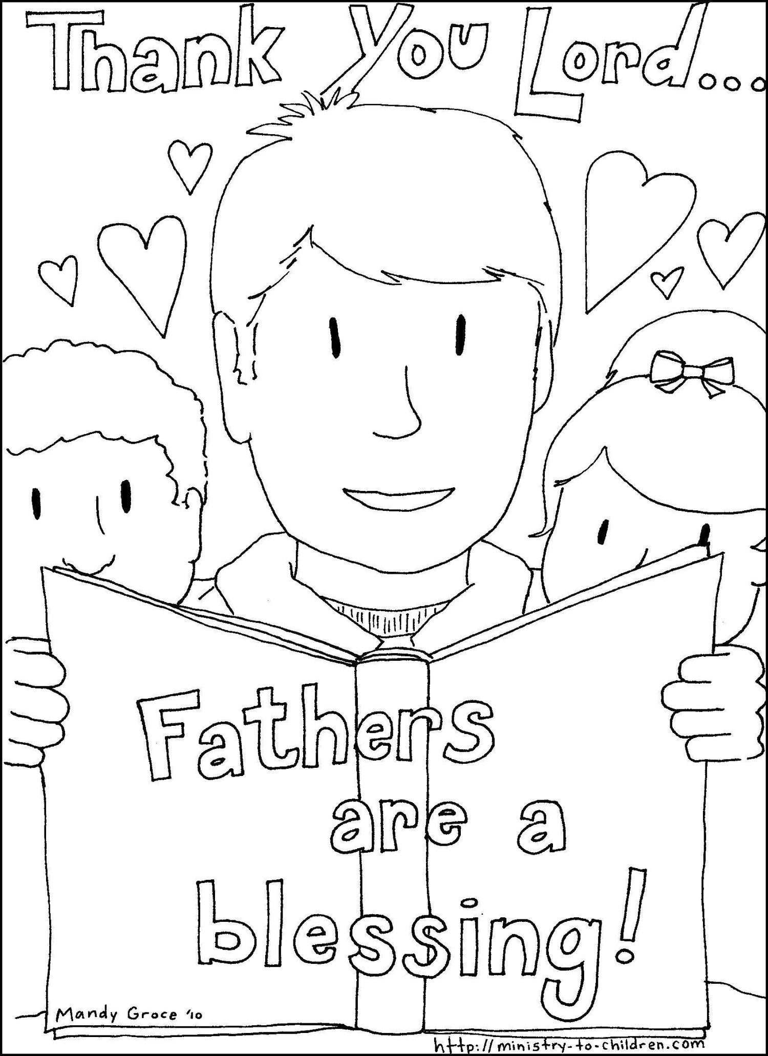 free father s day coloring book 7 pages download only sunday school store