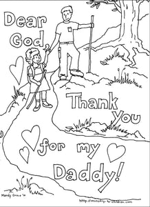 Free Father's Day Coloring Book 7-Pages (download only) – The Sunday