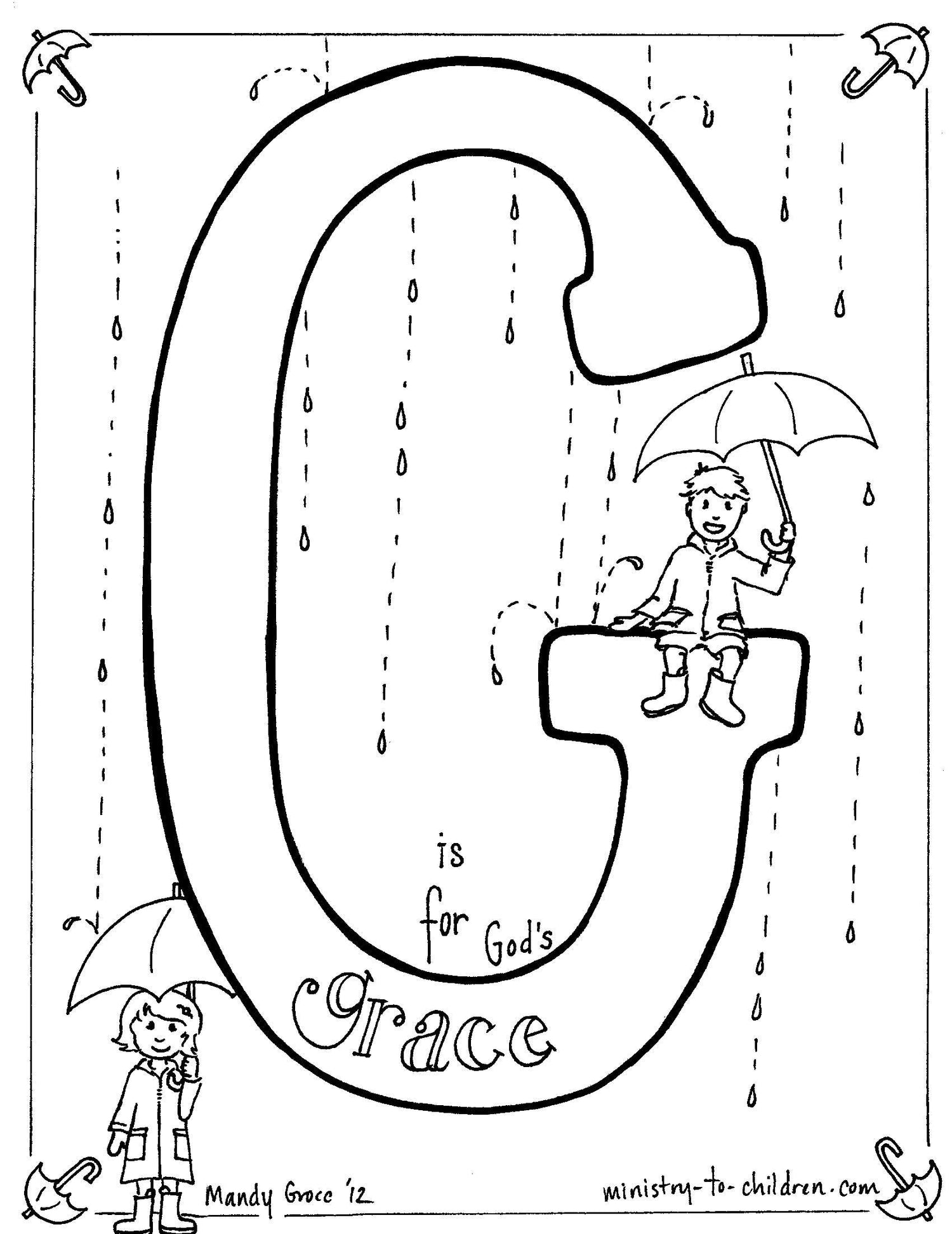 abcs of christianity coloring pages