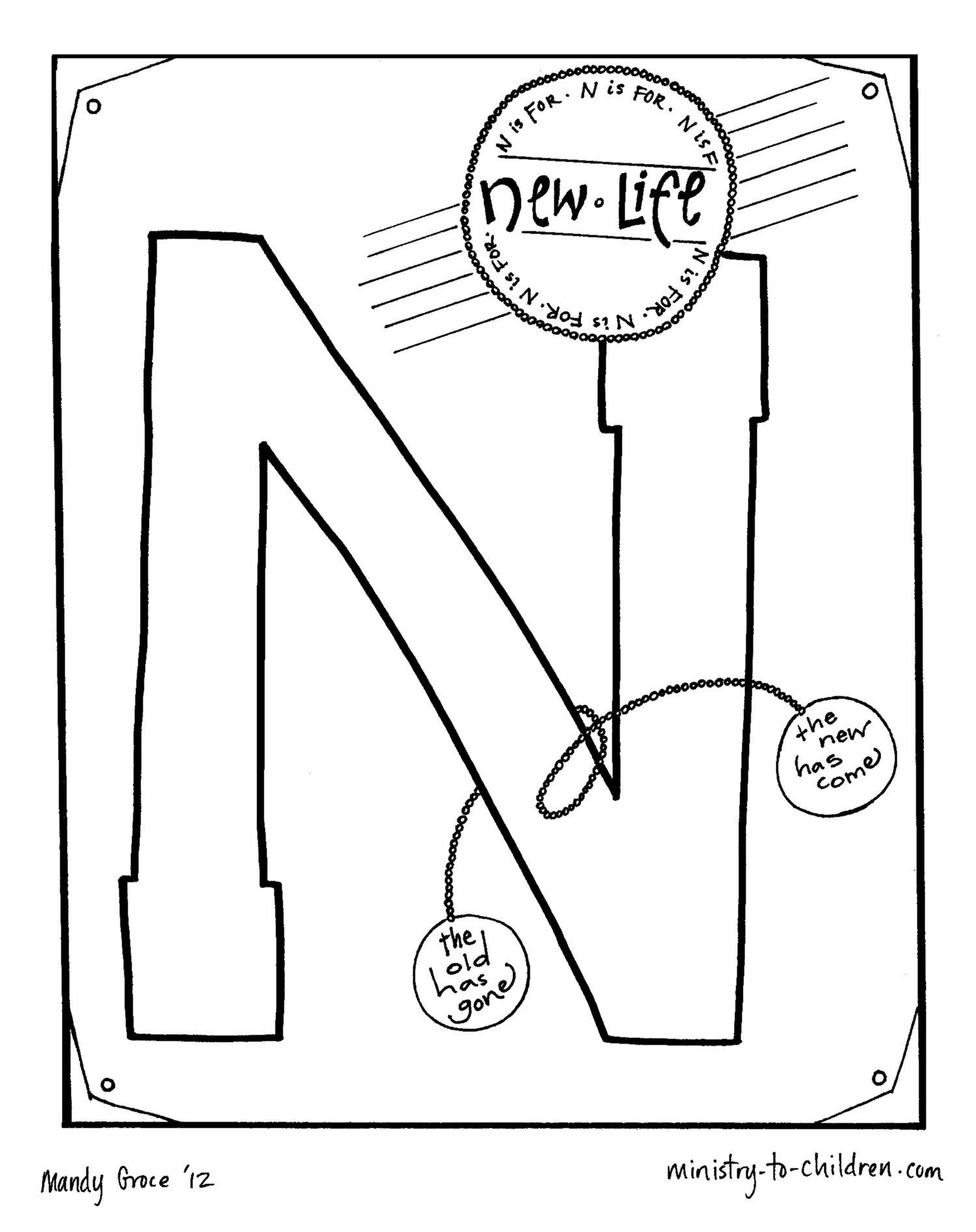 abcs of christianity coloring pages