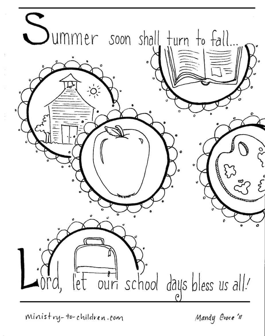 back to school coloring pages free download only sunday school store