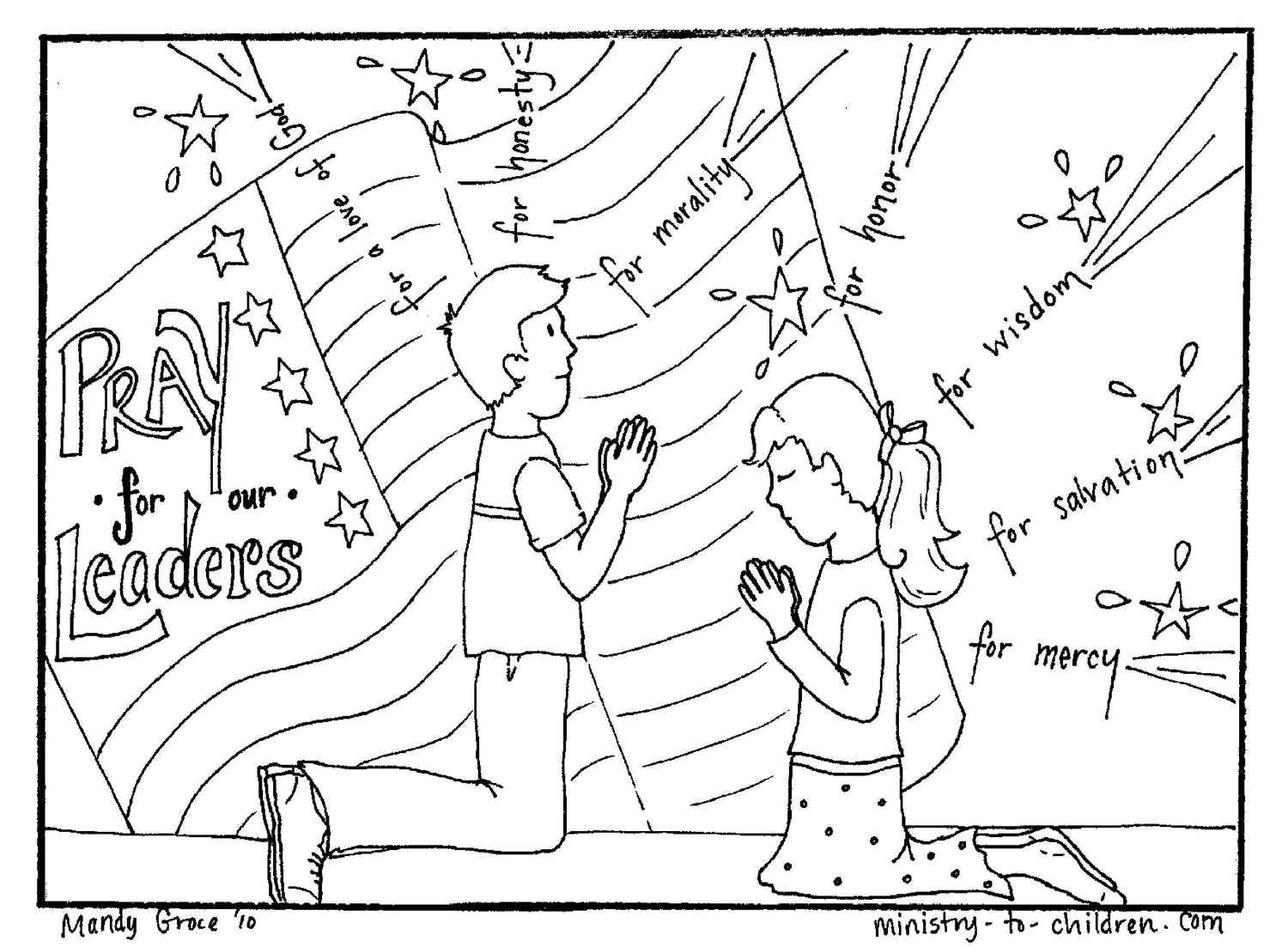 mercy coloring pages for kids