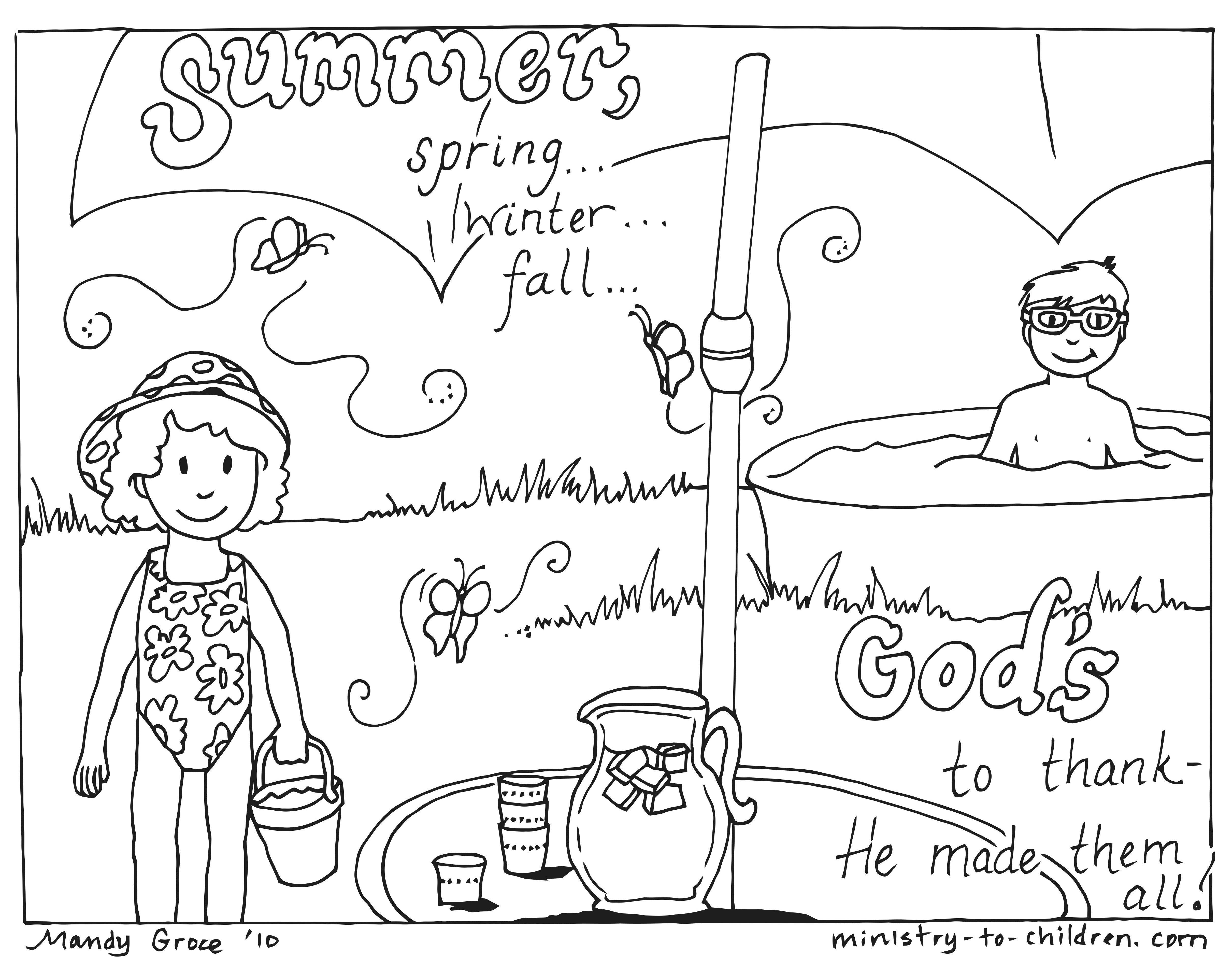 12 summer coloring pages easy printable pdf 100 free