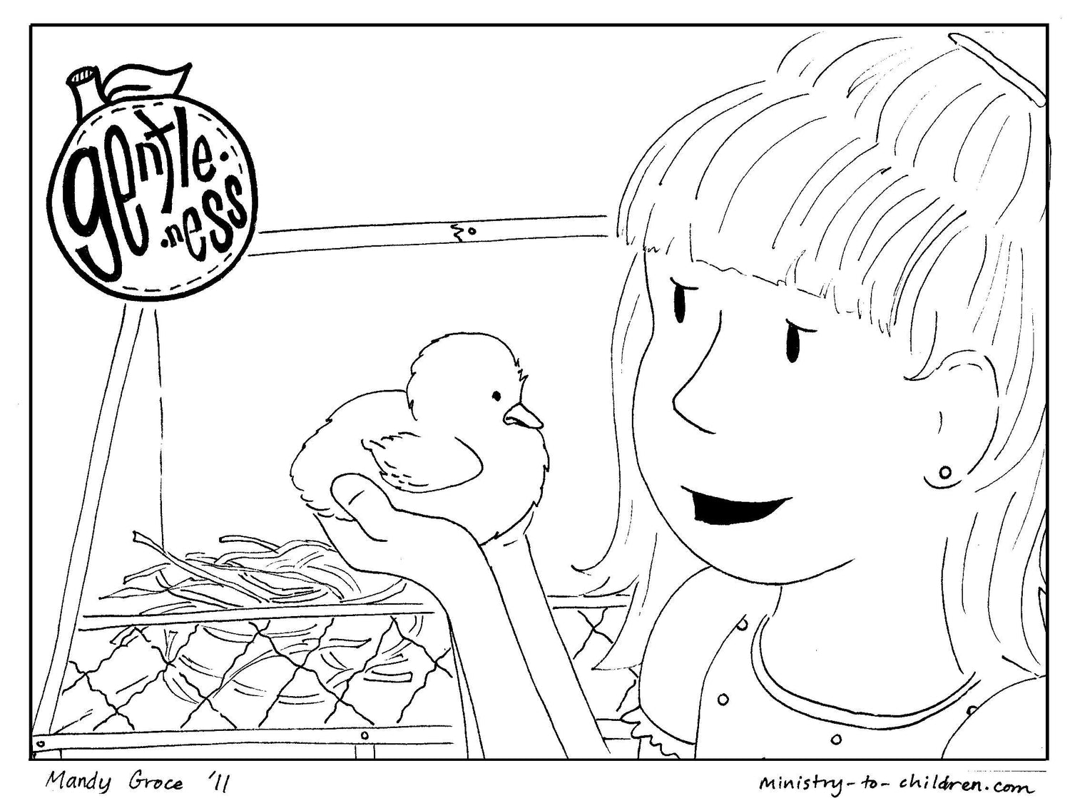 fruits of spirit coloring pages