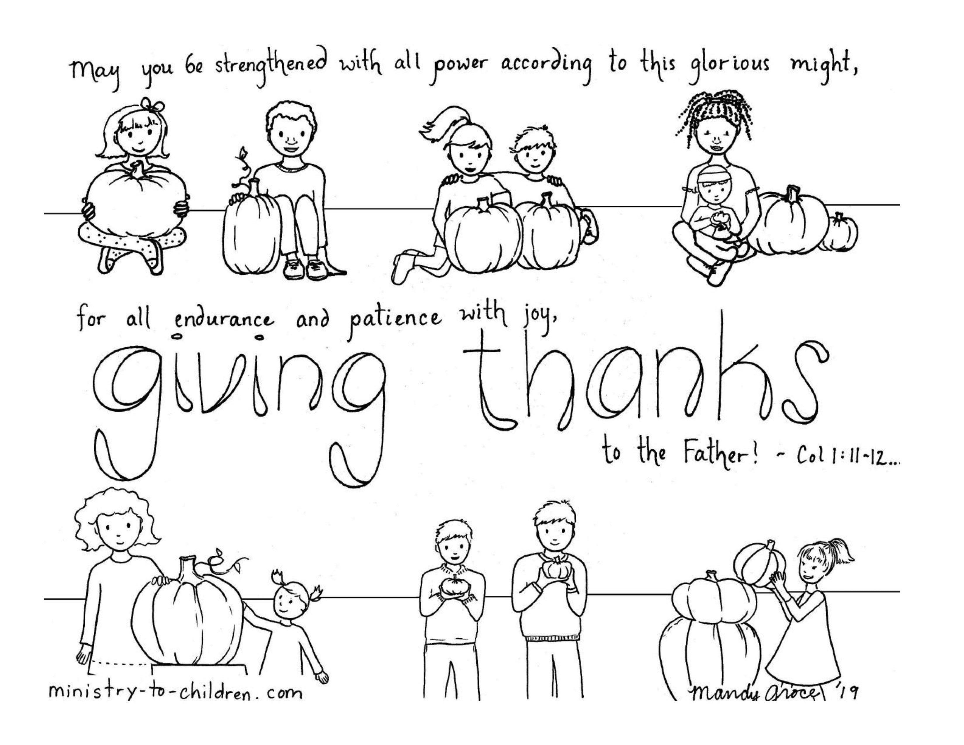 thanksgiving feast coloring page