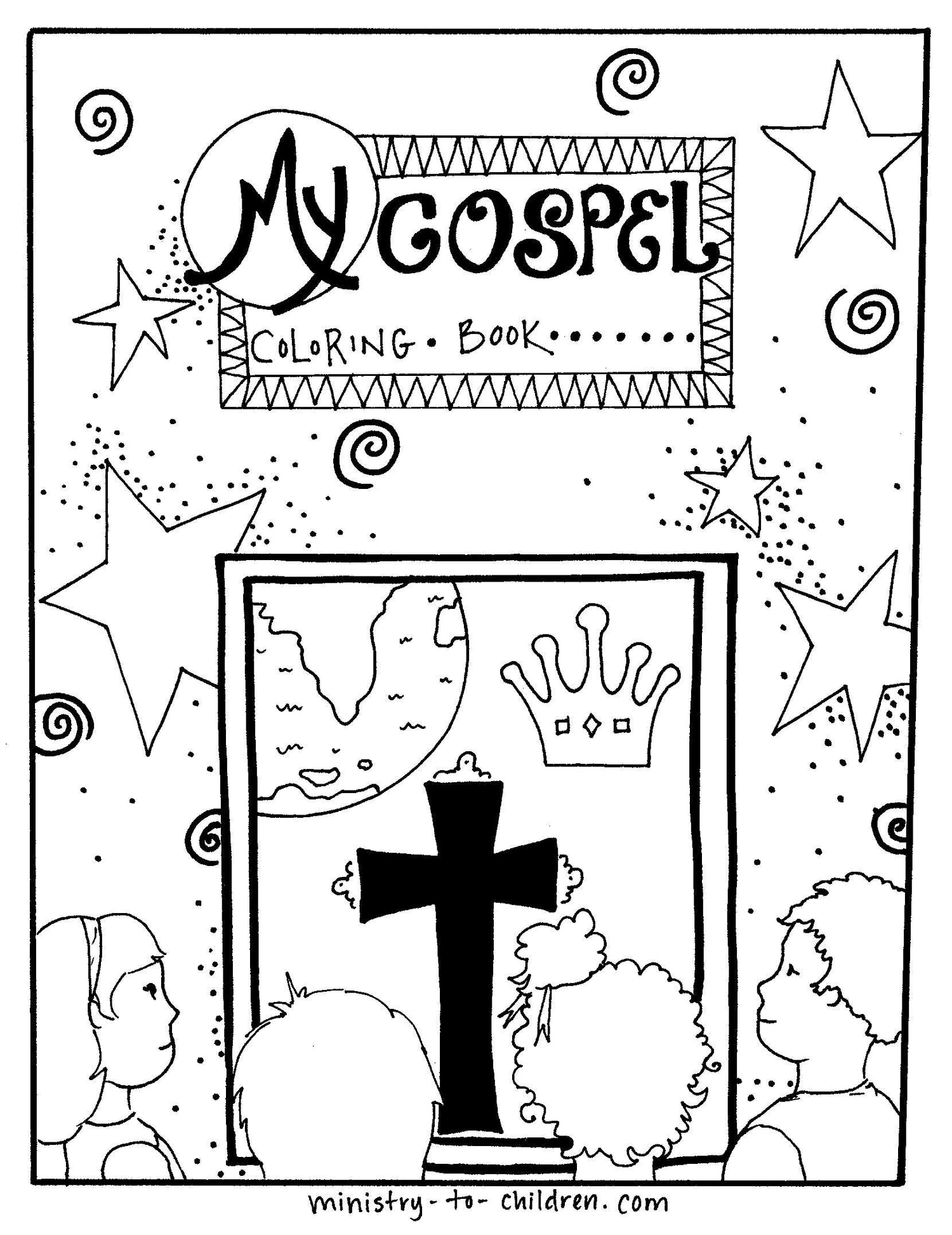 kids church coloring pages