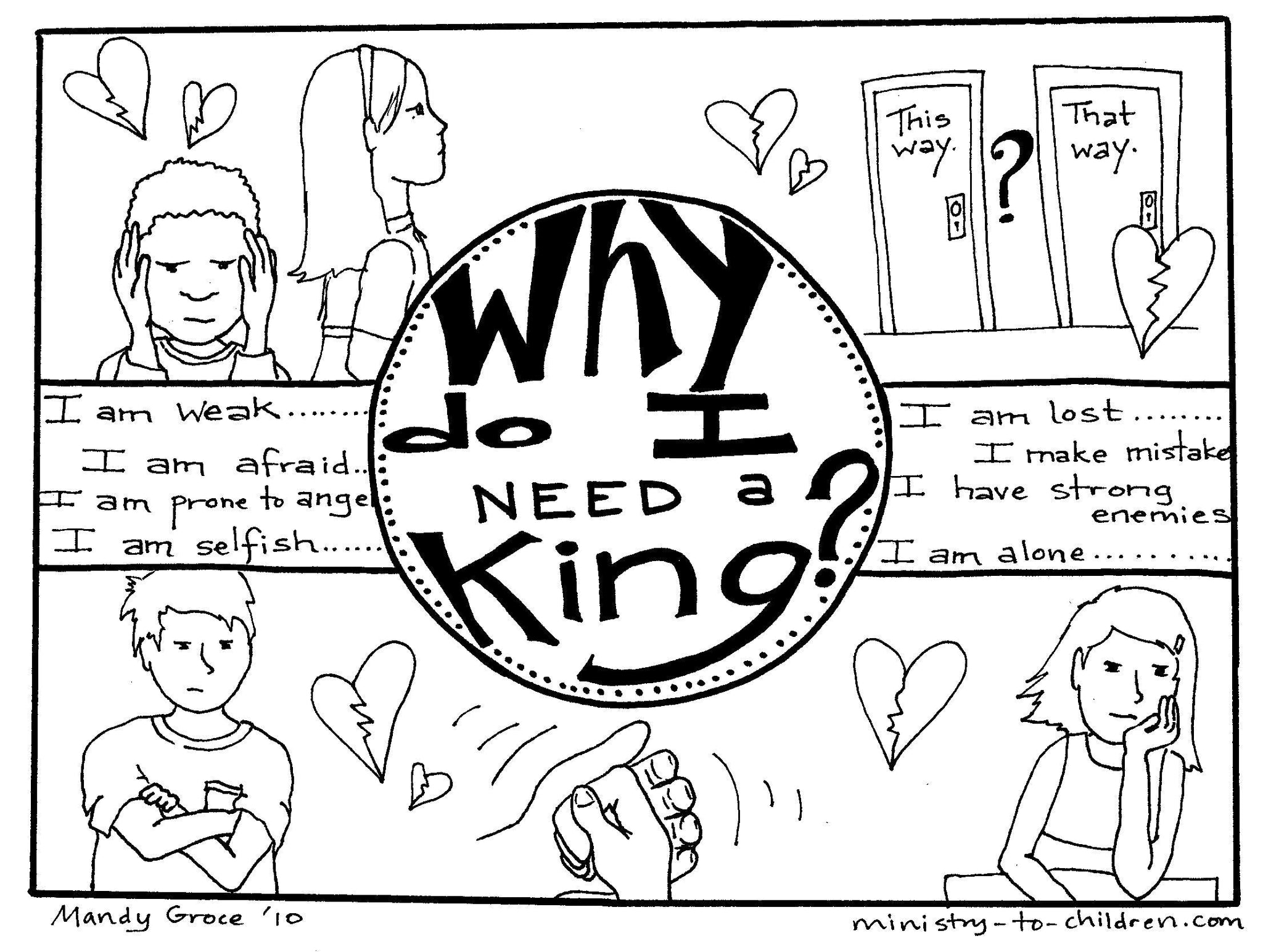 Jesus is my King: 5-Page Coloring Book (FREE) download only – The