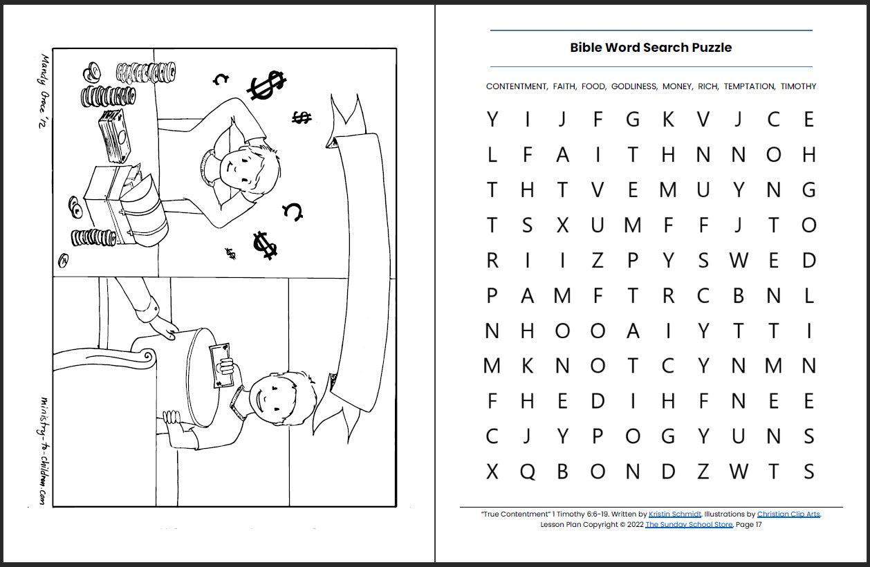 printable international sunday school lessons