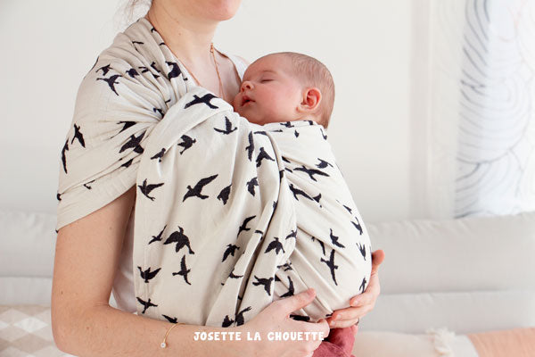 TUTORIEL : Installer son bébé ou son nouveau né en sling 1/6 