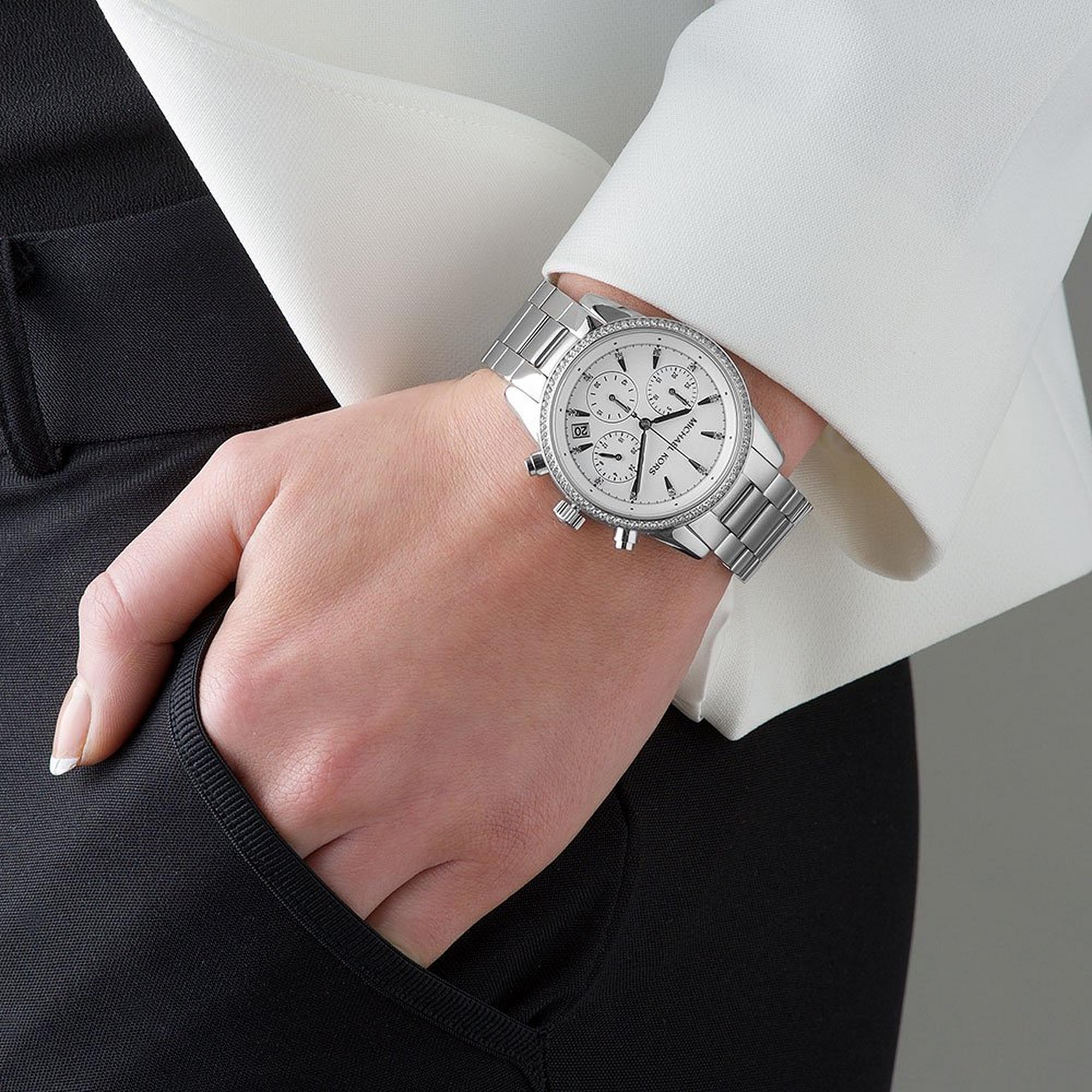 Michael Kors HARLOWE  Watch  silversilvercoloured  Zalandode