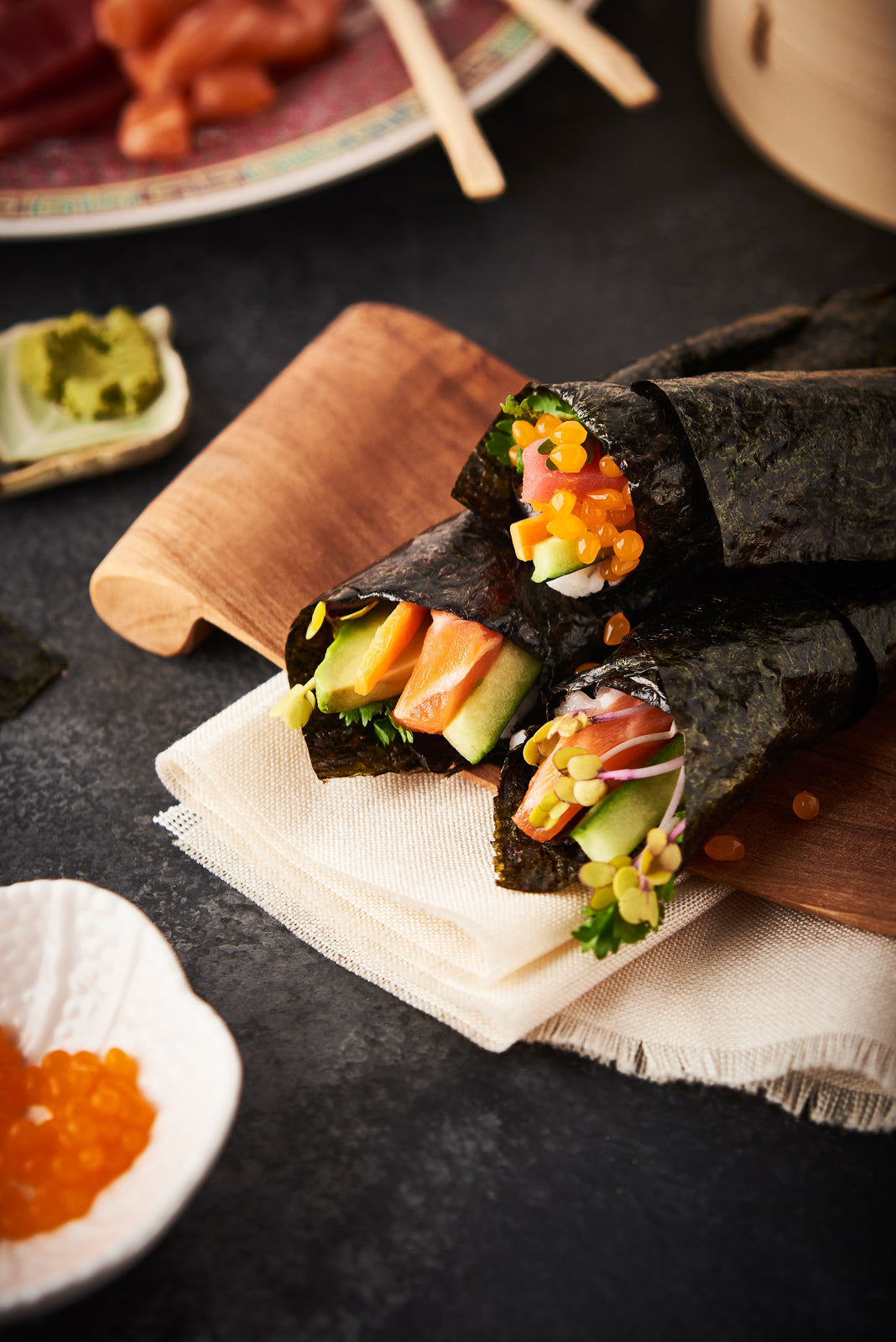 How To Make Temaki Sushi Hand Rolls Temakizushi Sushisushi