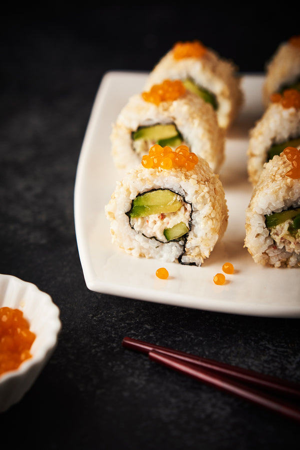 How to Make California Rolls - Inside Out Sushi Rolls, Cali Rolls ...