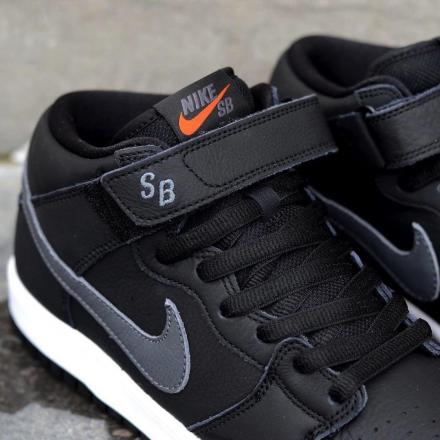 nike sb dunk mid pro iso orange label