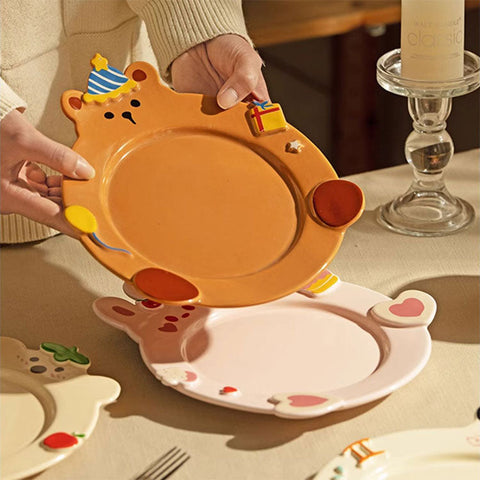 ANIMAL PARTY DINNER PLATE