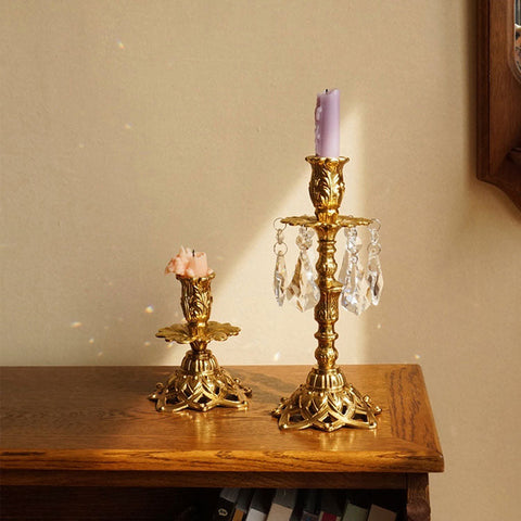 VINTAGE BRASS CANDLE HOLDER