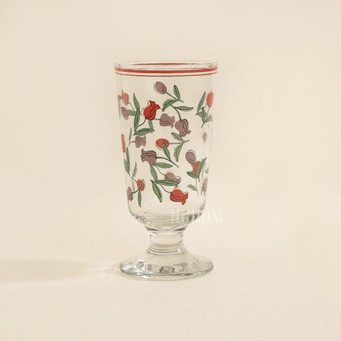 VINTAGE FLOWER STEMWARE