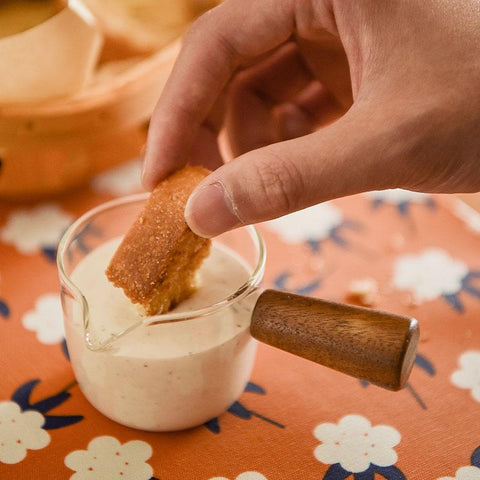 BREAD GLASS DIP BOWL