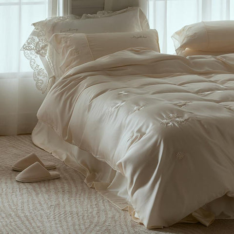 EMBROIDERY TENCEL BEDDING SET