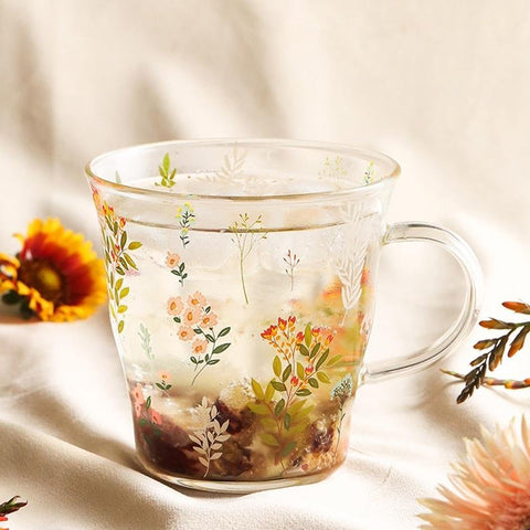 FLOWER GLASS CUP