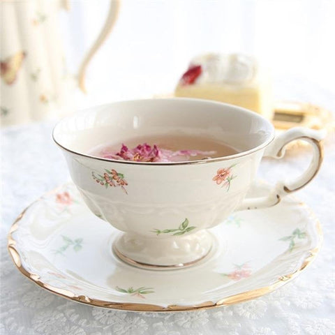 RETRO PHNOM PENH FLOWER TEACUP SET