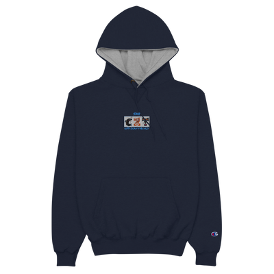 CZT SK8 Embroidered ANML FRM Hoodie ( x Champion)