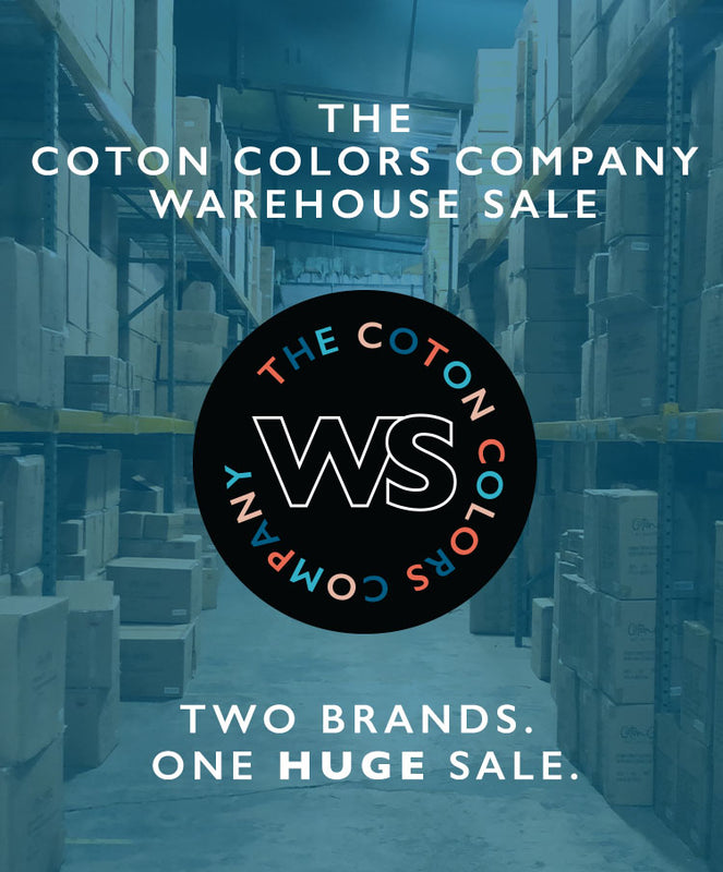 2022 Warehouse Sale Coton Colors by Laura Johnson