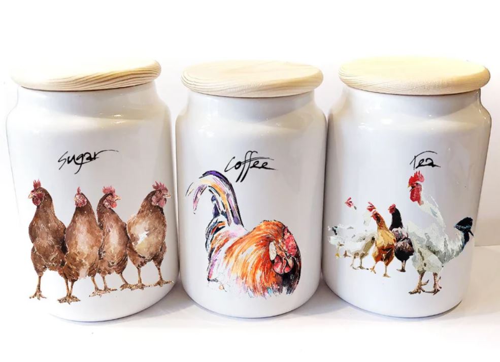 Chickens Verson II - Airtight Storage Jars