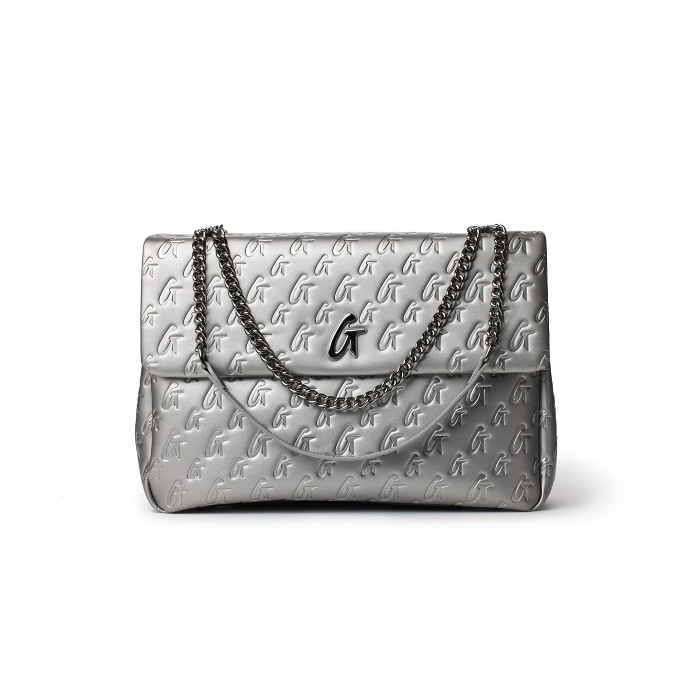 MONOGRAM LARGE CLASSIC FLAP BAG PLATINUM – Glam-Aholic Lifestyle