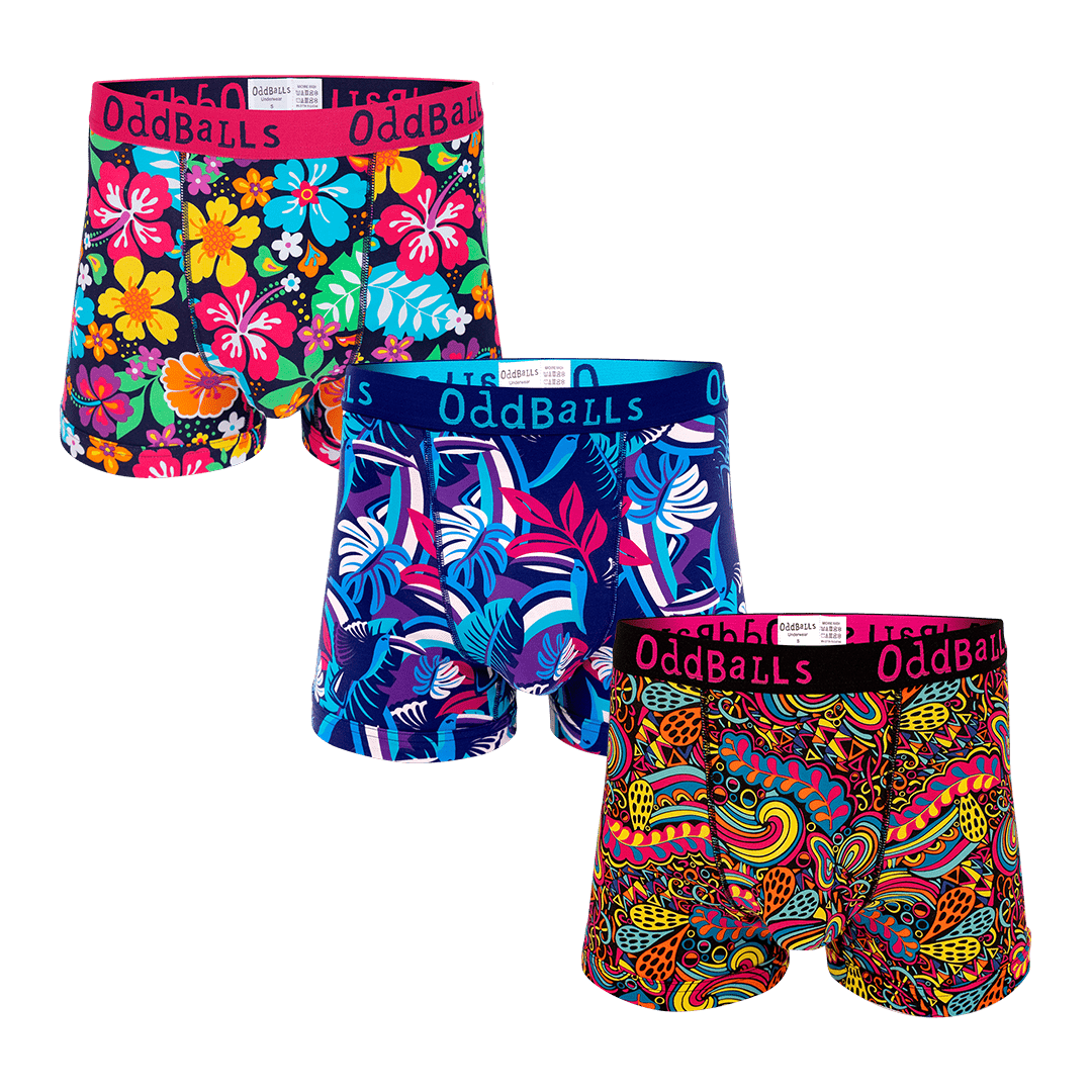 Rainforest Bundle - Mens Boxer Shorts 3 Pack Bundle