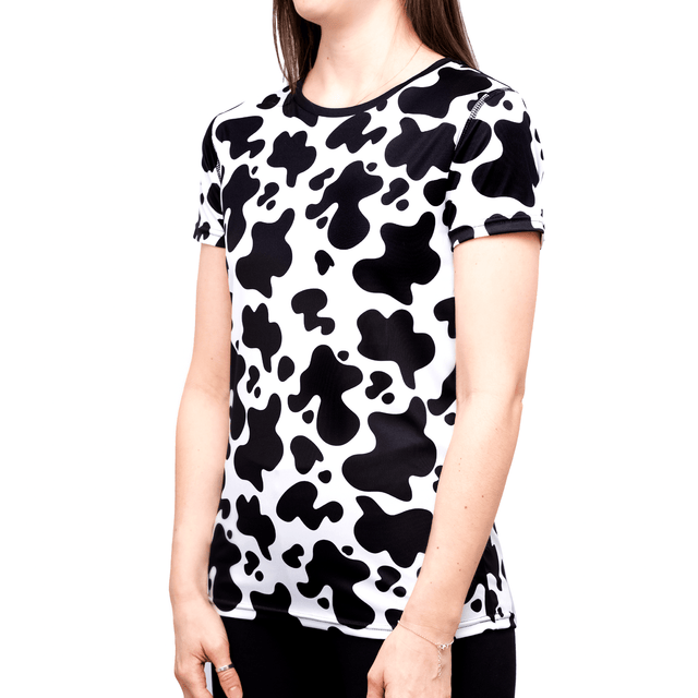 Cow print sports bra sold by FreMyer, SKU 40411308
