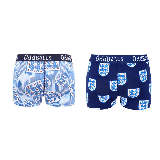 Blue Bundle - Ladies Boxers 4 Pack Bundle