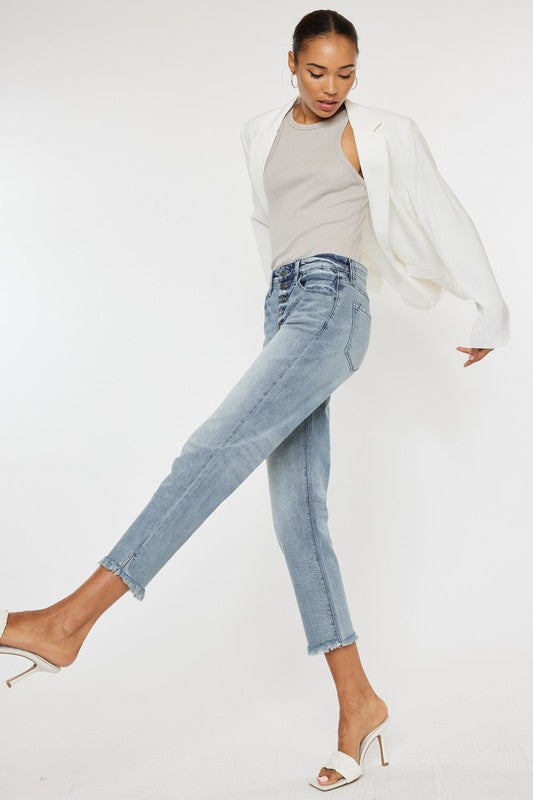 Women's KanCan Jeans, Chanel Rylee, Skinny Dark Wash, Distressed