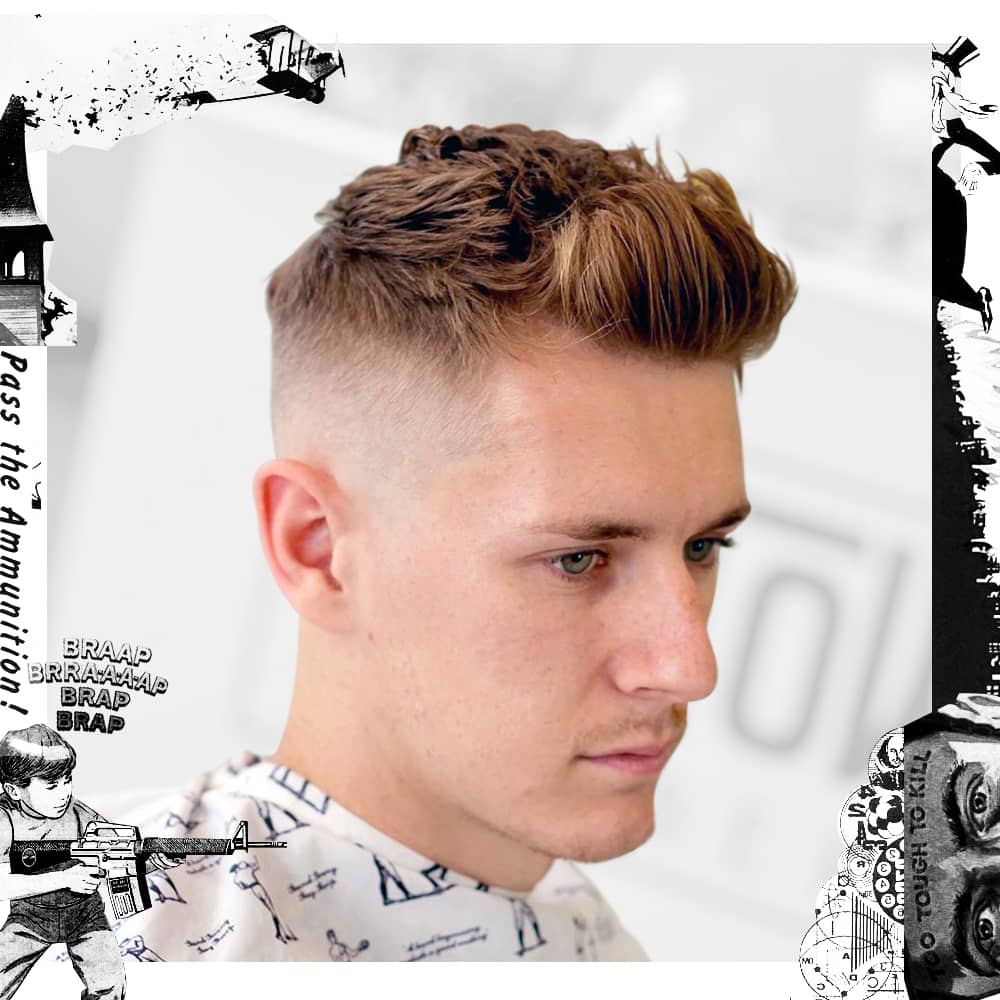 Skin Faded Textured Quiff - Uppercut Deluxe