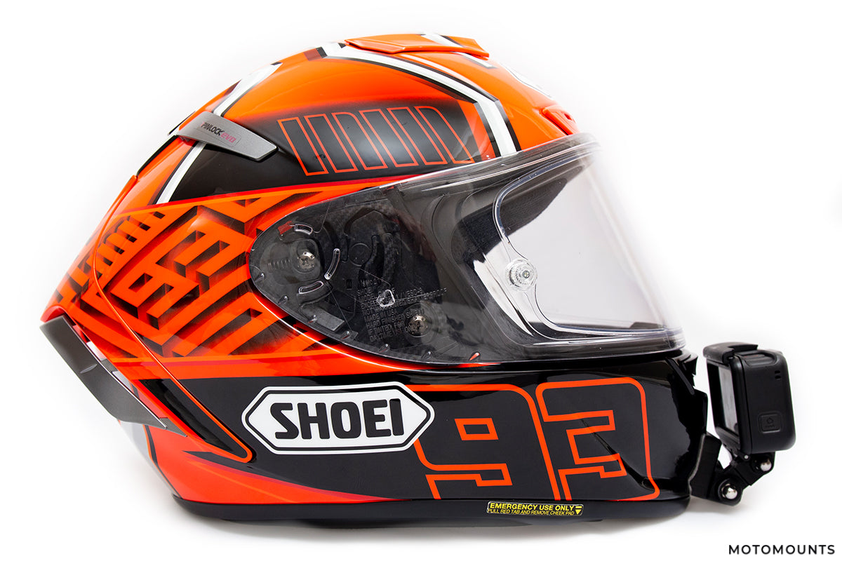 shoei x14 gopro mount