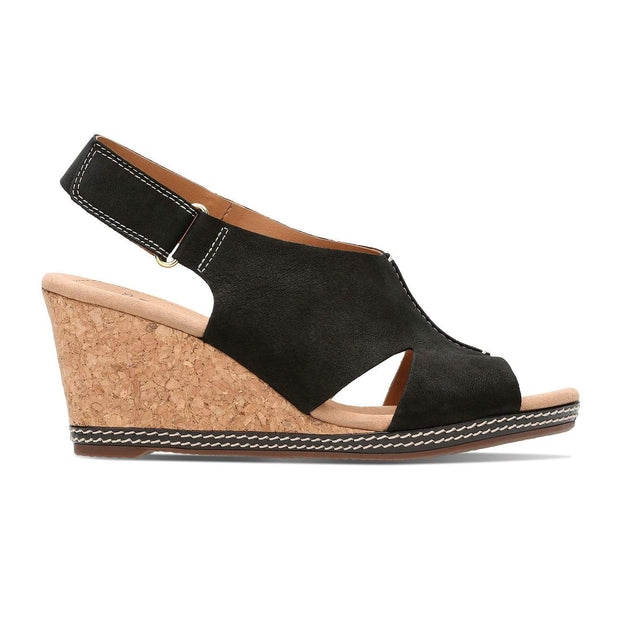 clarks collection women's helio float wedge open toe sandals