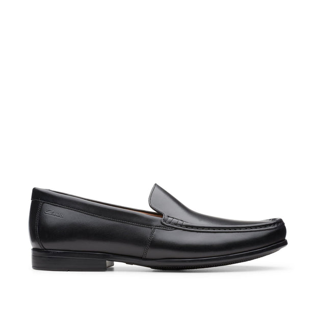 Clarks-Claude-Plain-Men's-Shoes-Black 
