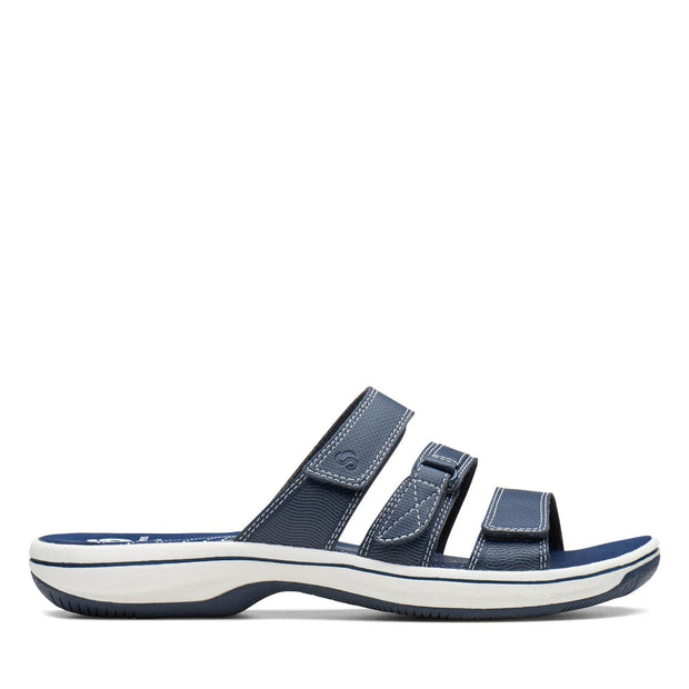 clarks navy womens sandals