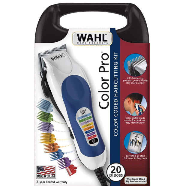 wahl colorpro clipper in handle case