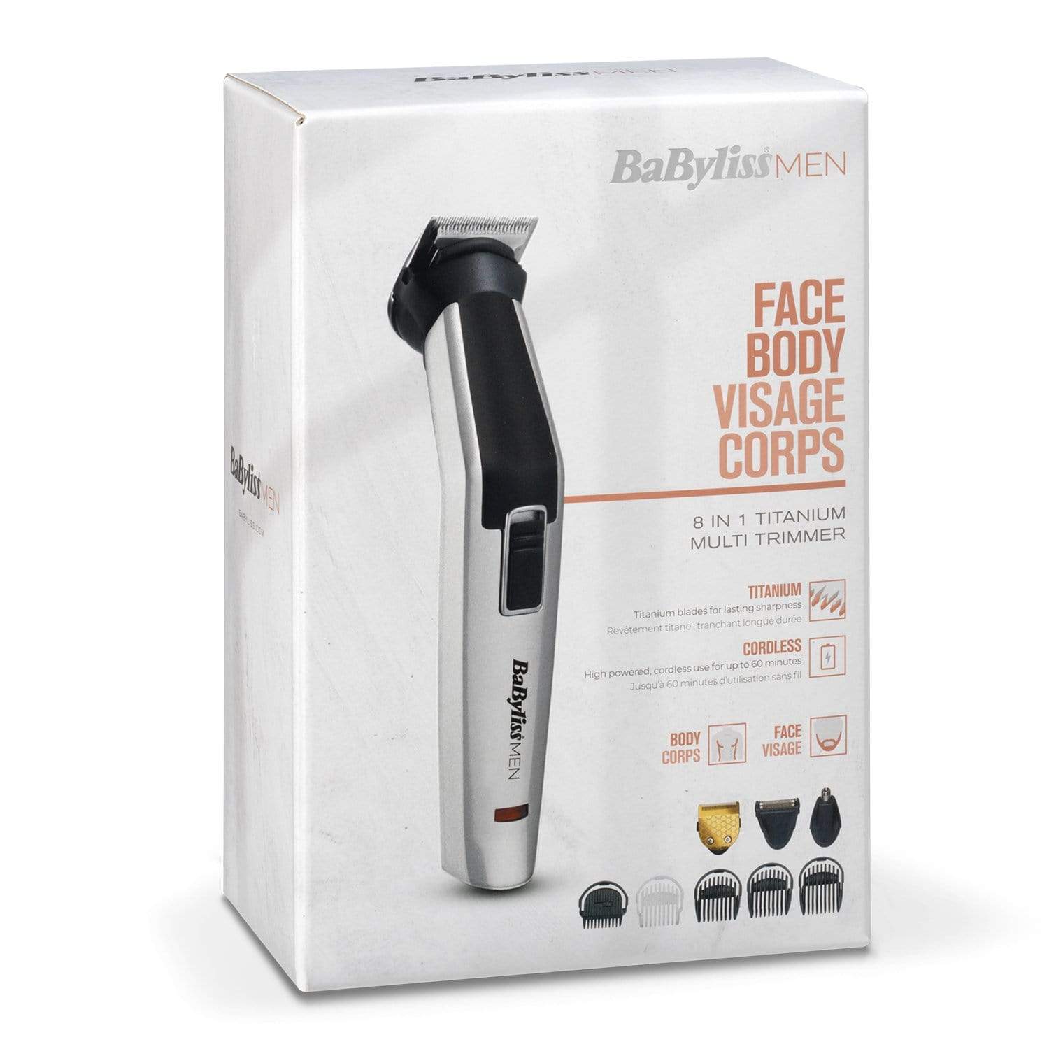 babyliss face and body trimmer