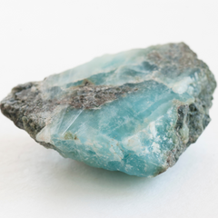 Picture of larimar stone in raw form