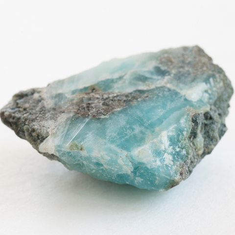 Larimar Rock in raw form