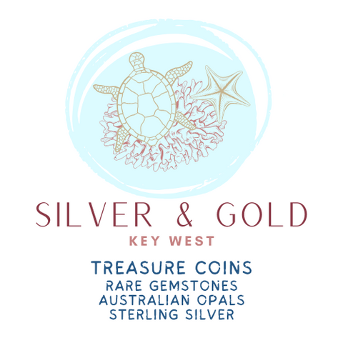 Silver and Gold Key West Logo